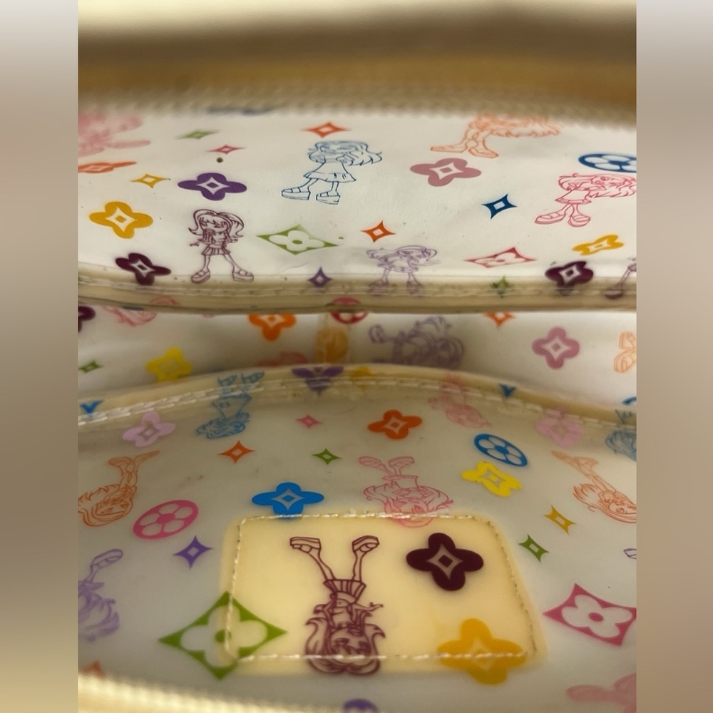 Vintage Bratz Y2K 2004 Frosted Jelly Monogram Vinyl Bag Purse Handbag - Picture 5 of 16